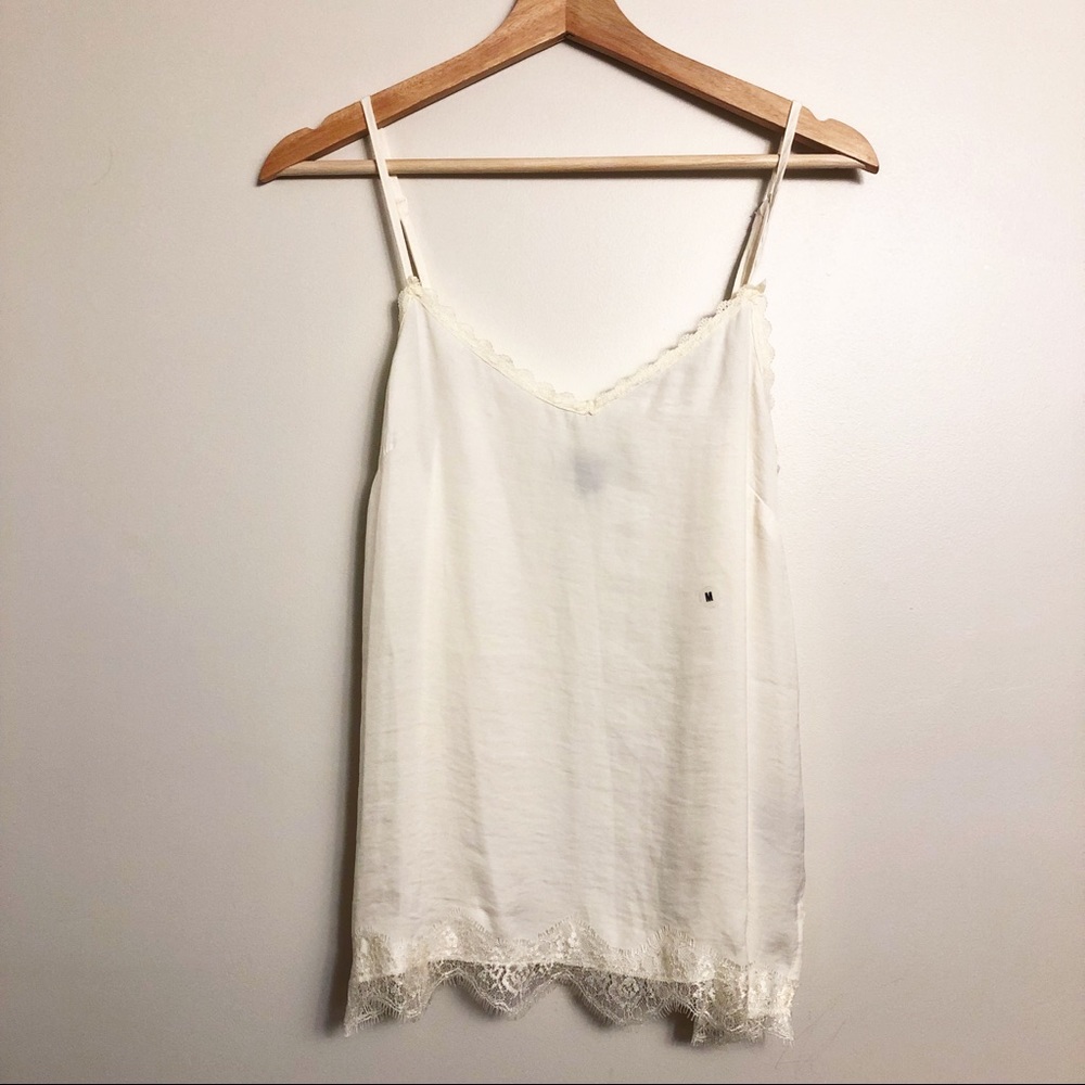 Aerie | NWOT Cream Lace V-Neck Camisole